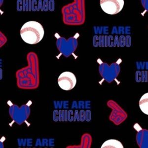 CHICAGO CUBS BASEBALL THEME CUSTOM YOGA LEGGINGS